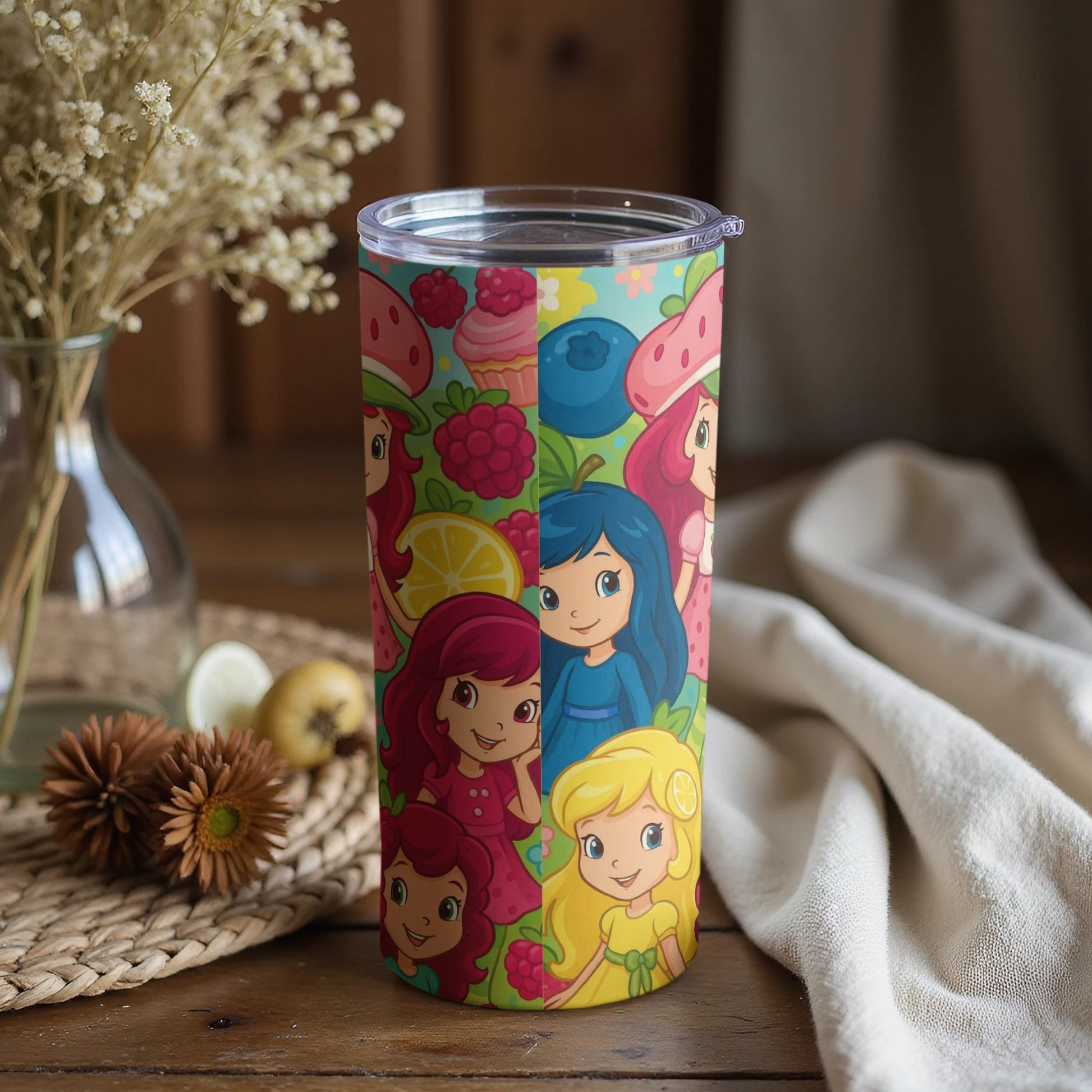 Colorful Cartoon Character Insulated Tumbler Cup