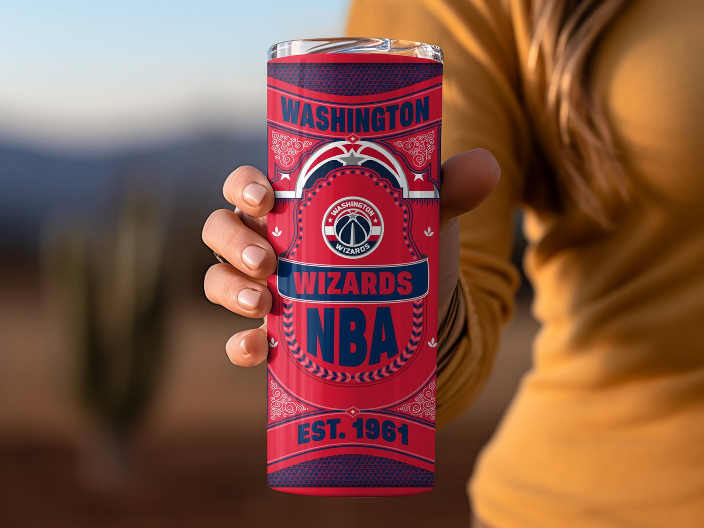 Washington Wizards NBA Established 1961 Patriotic Tumbler
