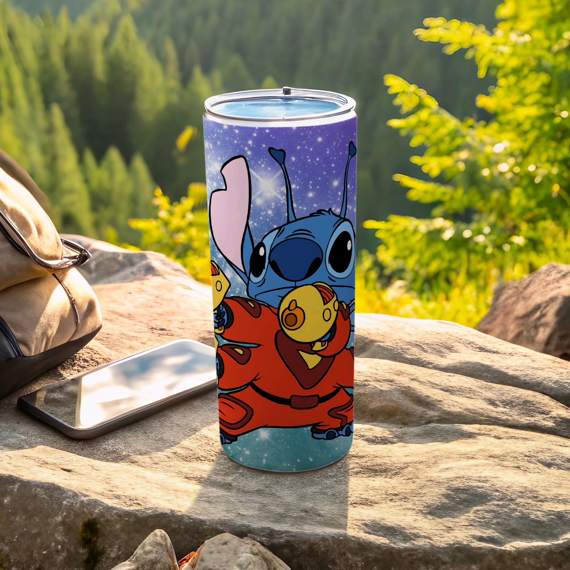Stitch and Duckies Insulated Travel Tumbler 20 oz