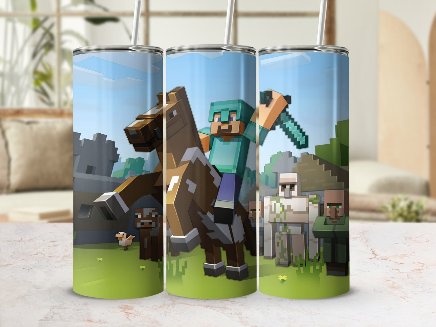Minecraft Adventure Design Insulated Tumbler Cup