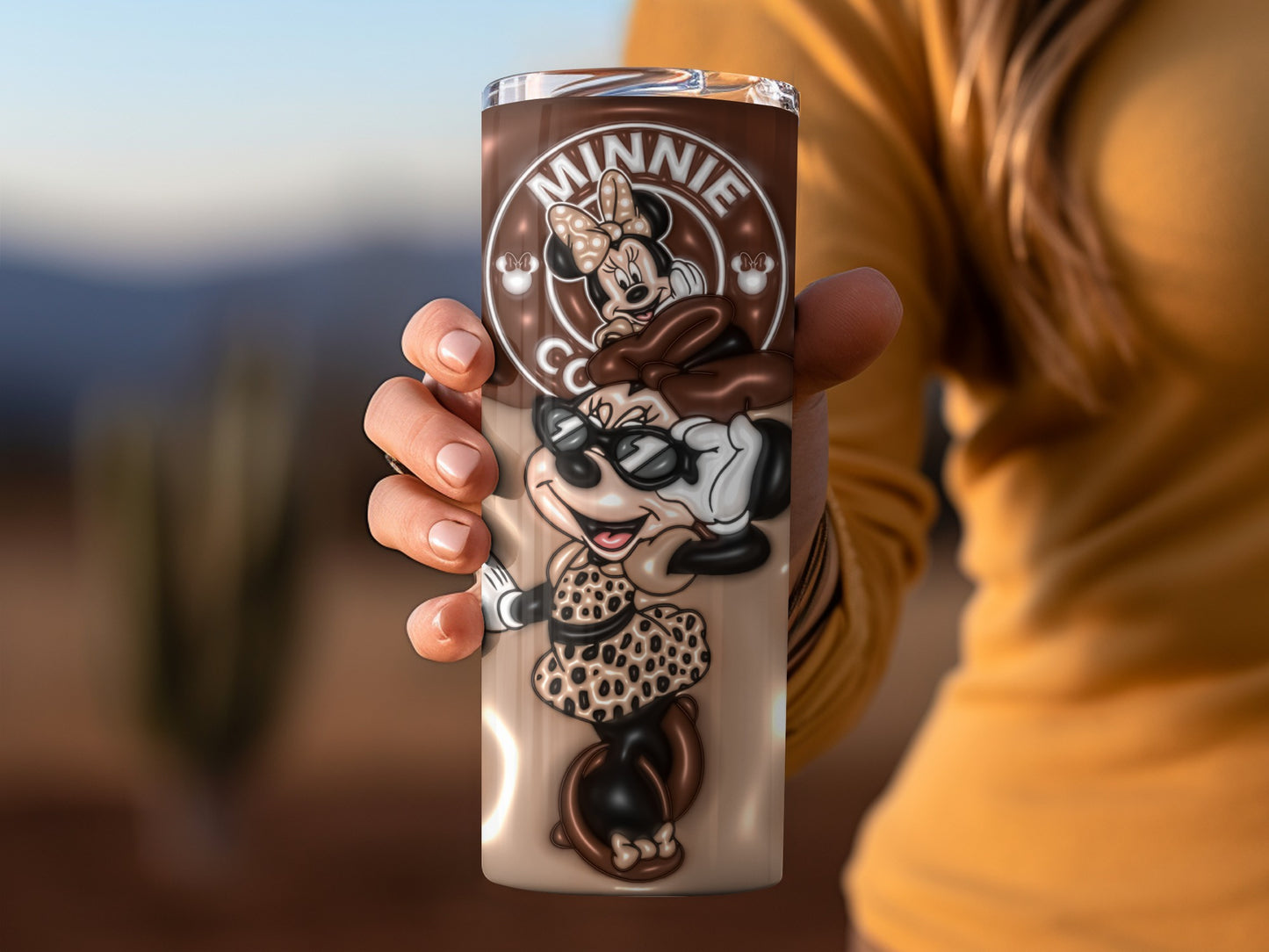 Minnie Mouse Cartoon Character Tumbler for Kids